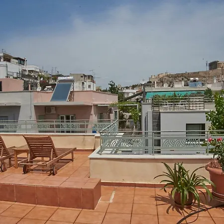 Lejlighed Two + Private Bath+terrace-top Acropolis Location Athen